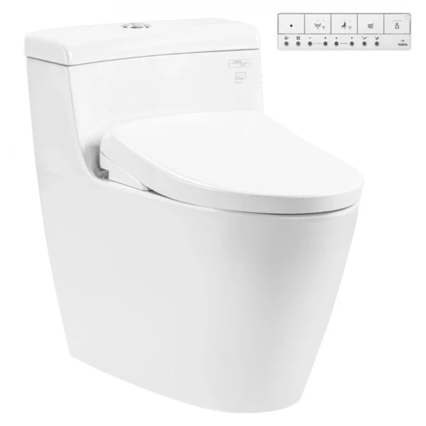 Bồn Cầu Điện Tử TOTO MS636CDRW23 Nắp Rửa