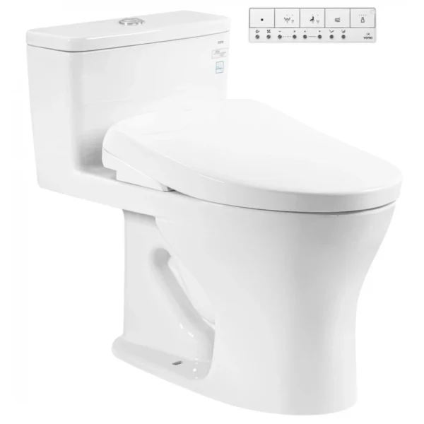 Bồn Cầu Điện Tử TOTO MS855CDW23 Nắp Rửa