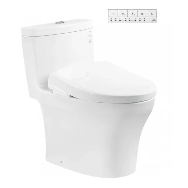 Bồn Cầu Điện Tử TOTO MS889CDRW23 Nắp TCF47360GAA Dòng S7 Tự Động