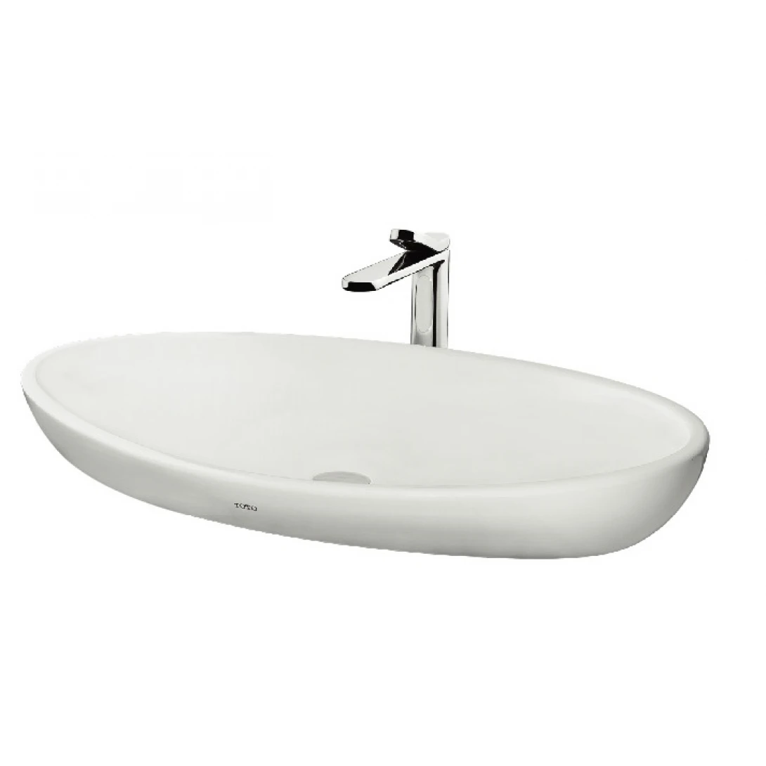 Chậu Rửa Mặt Lavabo TOTO LW819JW/F#W Đặt Bàn
