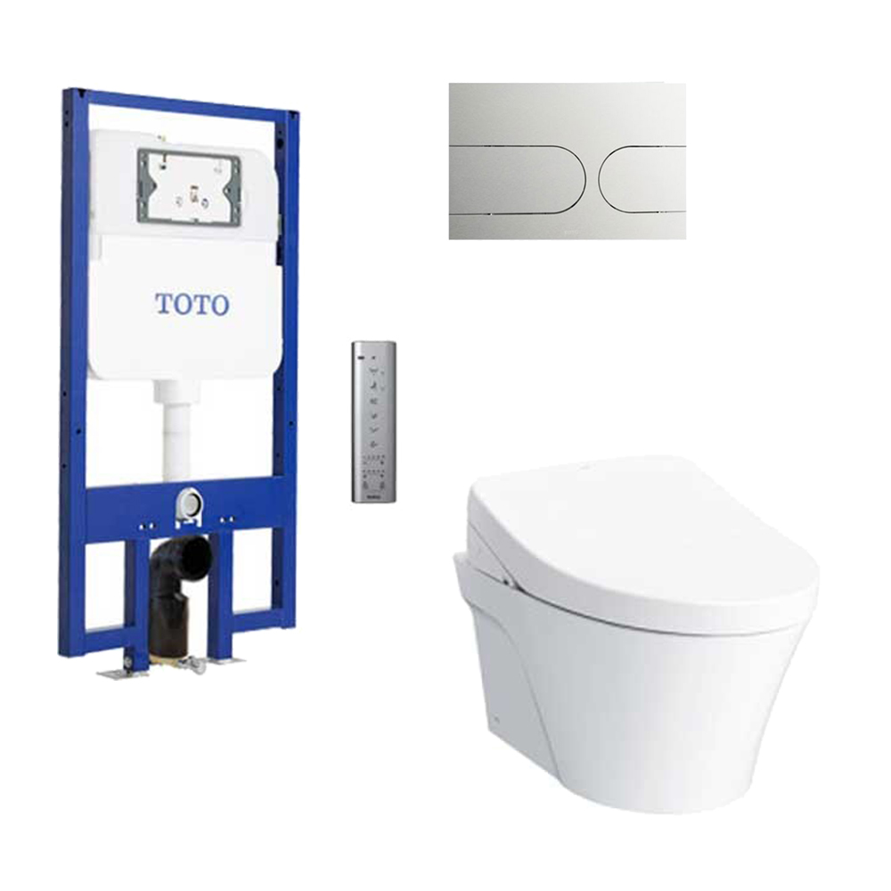 Bồn Cầu TOTO CW822REA TCF4911EZ WH172AT TCA465 MB175M#SS Nắp Điện Tử Treo Tường