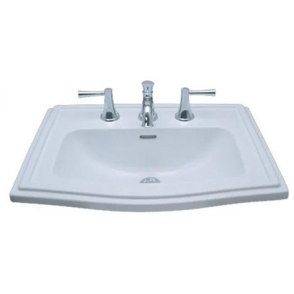Chậu Rửa Mặt Lavabo TOTO LW781J#W Dương Vành 3 lỗ